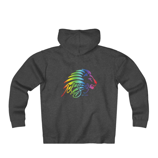 Unisex "Rainbow Lion" Zip Hoodie