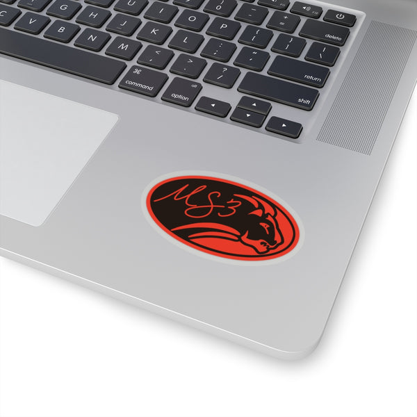 Oval Lion Sticker
