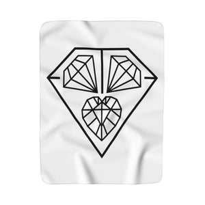 4 Stones Diamond Fleece Blanket