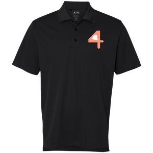 Adidas Pink "4" Golf ClimaLite Polo