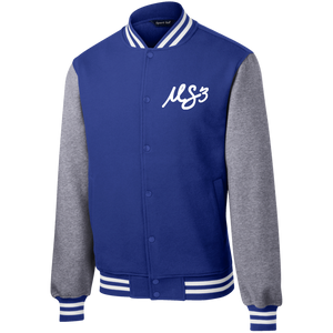 White MS3 Letterman Jacket