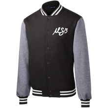 White MS3 Letterman Jacket