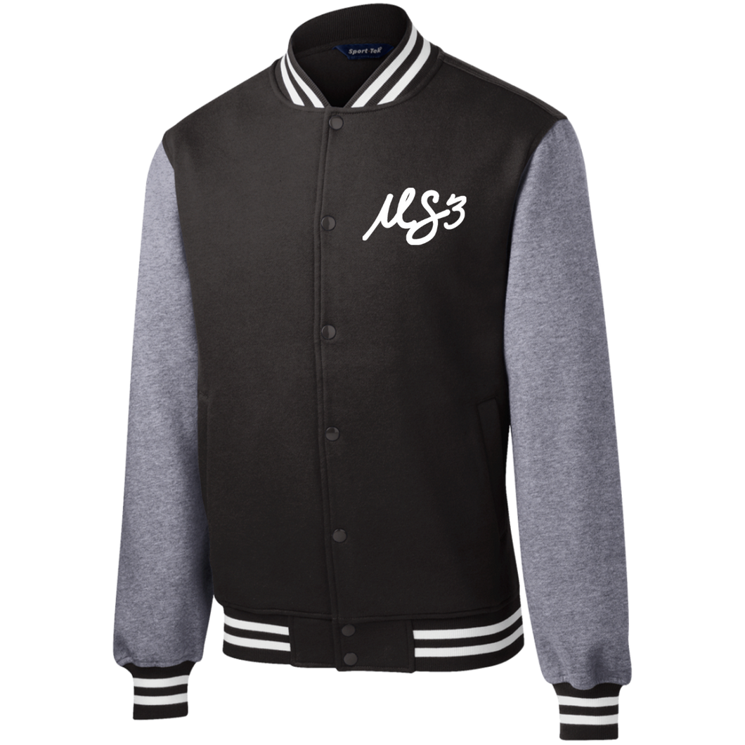 White MS3 Letterman Jacket