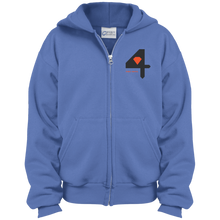 "The 4" Youth Zip Hoodie