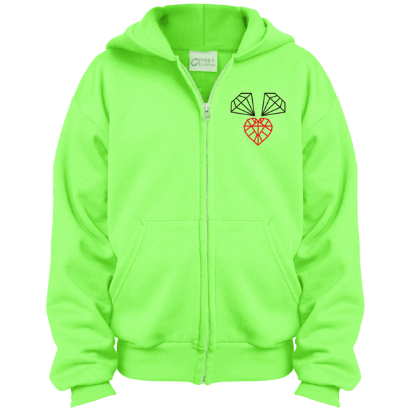 Youth "3 Diamonds" Zip Hoodie
