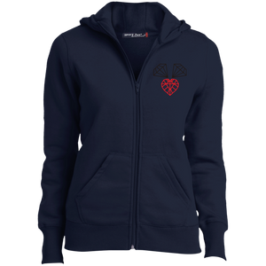 Ladies' "3 Diamonds" Zip Hoodie