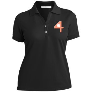 Pink "4" Women's Polo