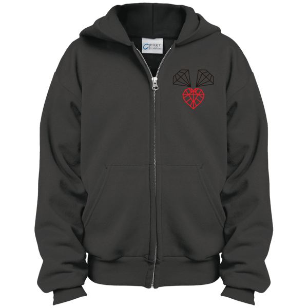 Youth "3 Diamonds" Zip Hoodie
