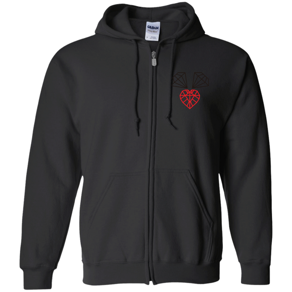 "3 Diamonds" Unisex Zip Hoodie
