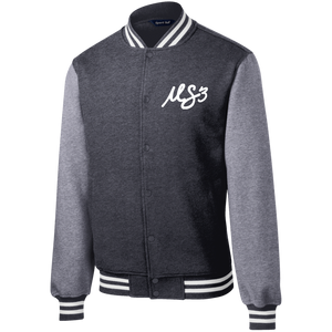 White MS3 Letterman Jacket