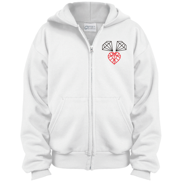 Youth "3 Diamonds" Zip Hoodie