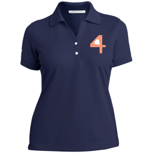 Pink "4" Women's Polo