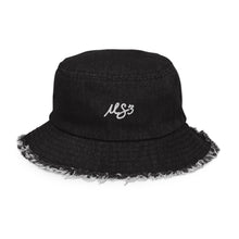 Distressed MS3 Denim Bucket Hat