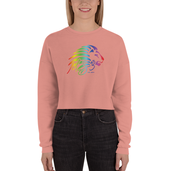 Rainbow Crop Sweatshirt