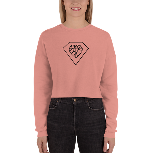 HeartDiamond Crop Sweat