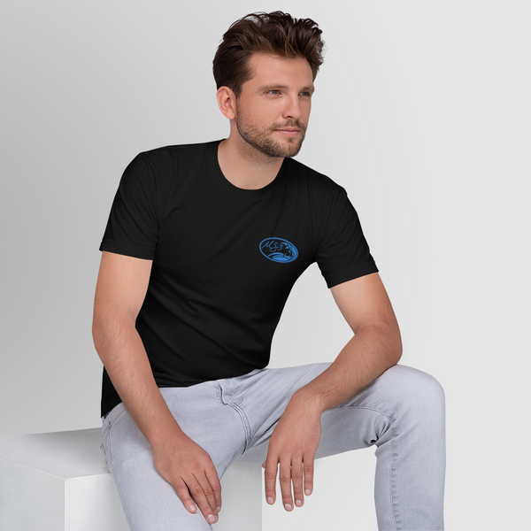 Oval Lion Embroidered Tee