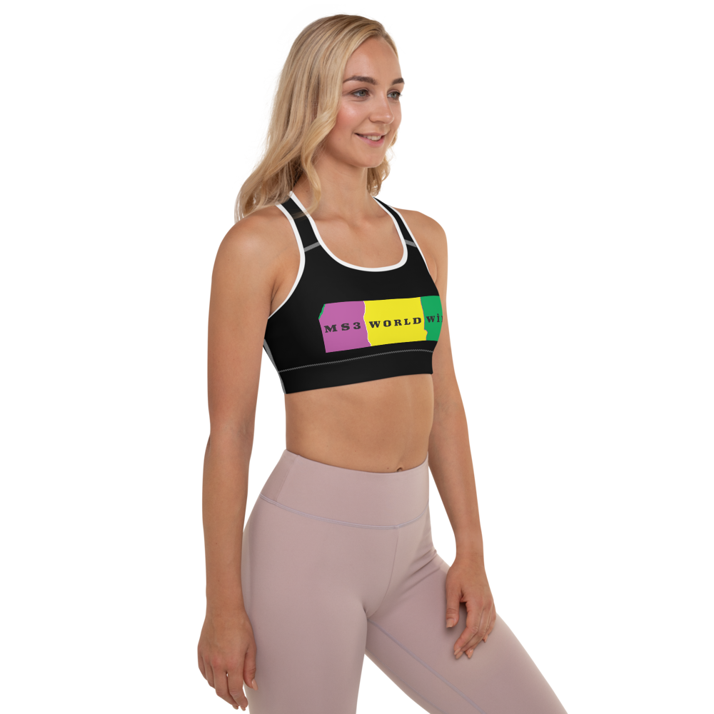 Colorful Padded Sports Bra