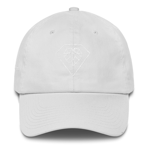 White Heart Diamond Dads Kap