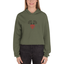 3 Diamond Crop Hoodie