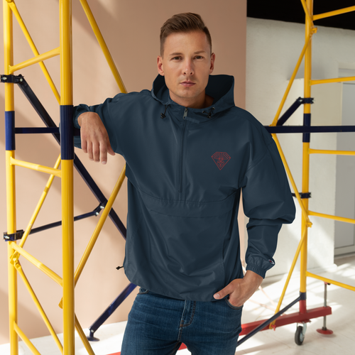 Diamond Embroidered Champion Windbreaker