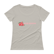 Pink Rose Scoopneck Tee