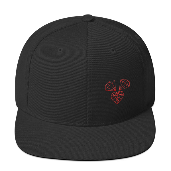 Red Diamonds Snapback Hat