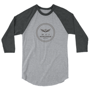 3/4 Sleeve "MS3 Crest" Raglan Shirt