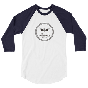 3/4 Sleeve "MS3 Crest" Raglan Shirt