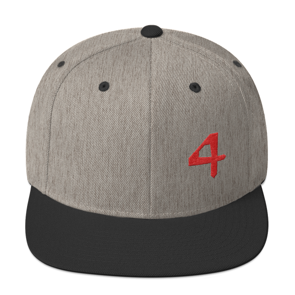"The 4" Snapback Hat