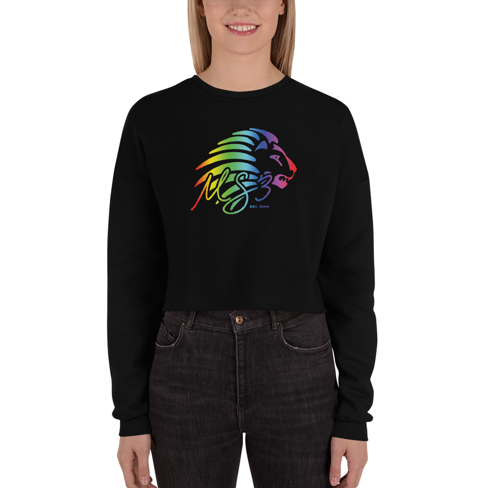 Rainbow Crop Sweatshirt