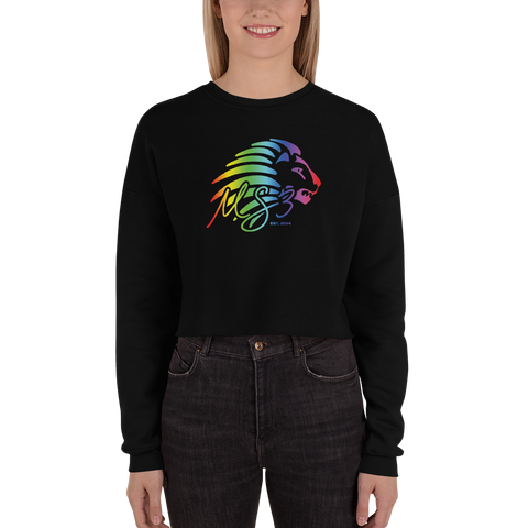 Rainbow Crop Sweatshirt