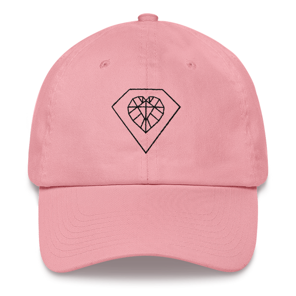 Black Heart Diamond Dads Kap