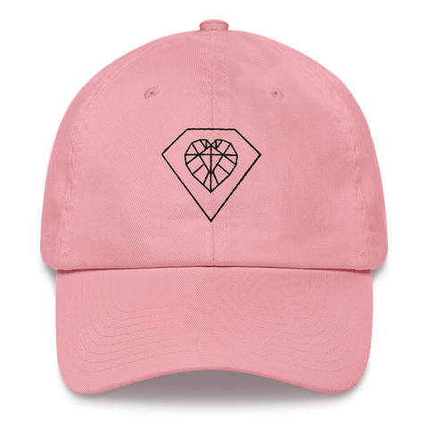 Black Heart Diamond Dads Kap