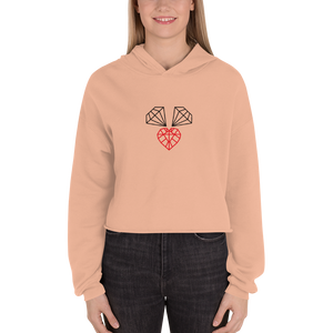 3 Diamond Crop Hoodie