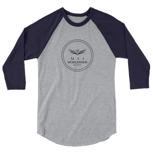 3/4 Sleeve "MS3 Crest" Raglan Shirt