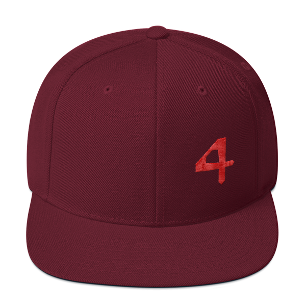 "The 4" Snapback Hat