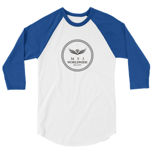 3/4 Sleeve "MS3 Crest" Raglan Shirt