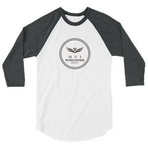 3/4 Sleeve "MS3 Crest" Raglan Shirt