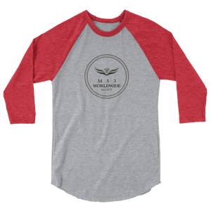3/4 Sleeve "MS3 Crest" Raglan Shirt
