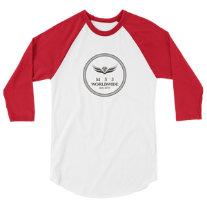 3/4 Sleeve "MS3 Crest" Raglan Shirt