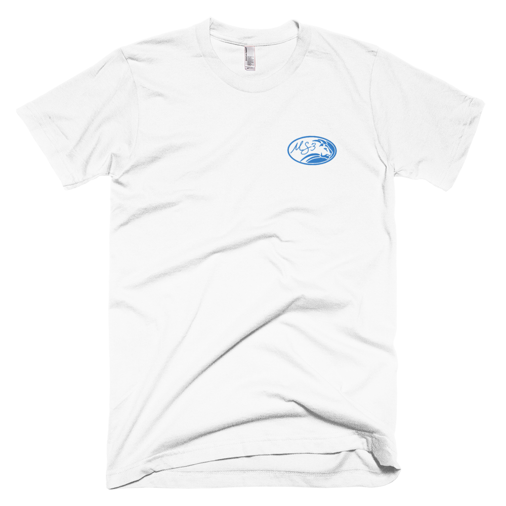Oval Lion Embroidered Tee