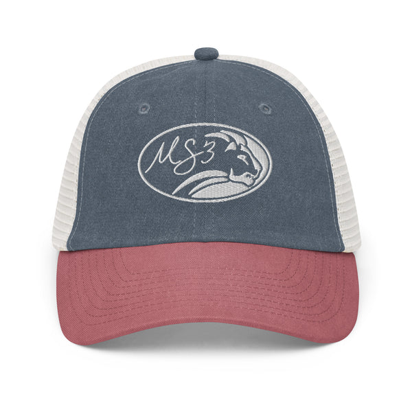 MS3 Oval Lion Pigment-Dyed Cap